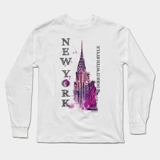 NYC Style Long Sleeve T-Shirt